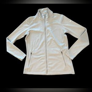Women’s Nike Golf Dri-Fit Light Gray Zip Up Jacket NWOT Size XL
